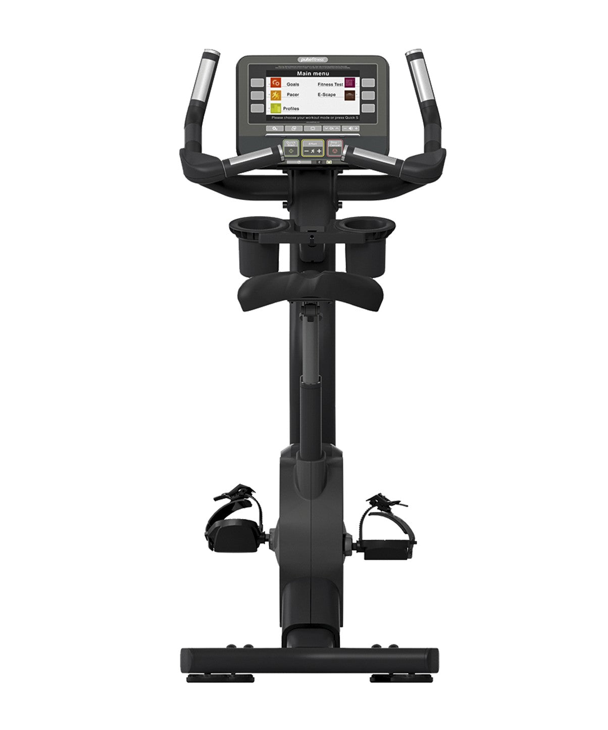 U Cycle Series Club Line Upright Exercise Bike with 10.1