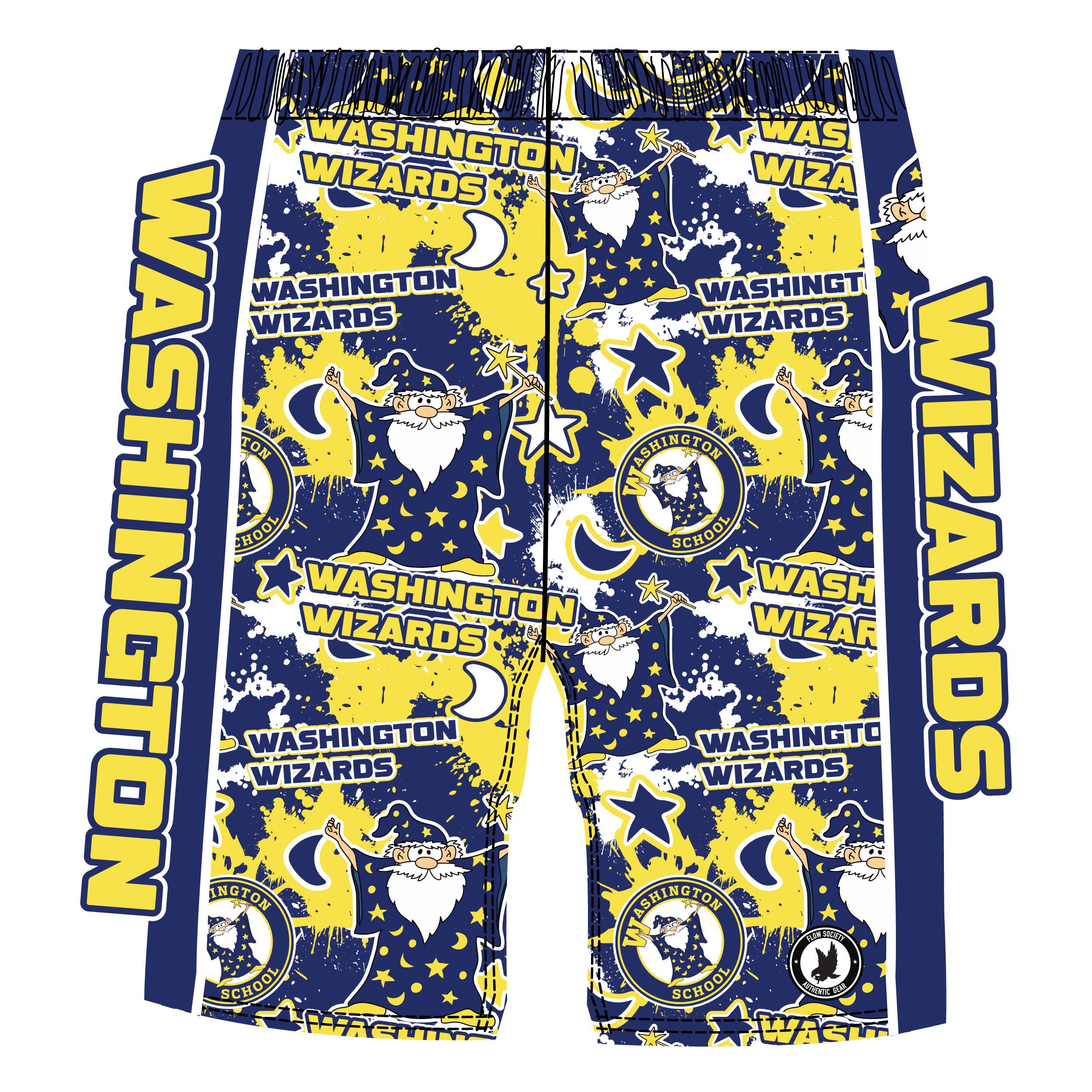 Washington Wizards Basketball Shorts for Boys & Men - NBA Team Apparel for Games, Practice, and Casual Wear