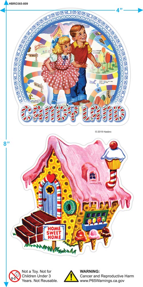 Popfunk Classic Candy Land Candy Cane Logo T-Shirt | Vintage Candy Themed Cotton Tee | Perfect for Christmas, Holiday Parties & Casual Wear