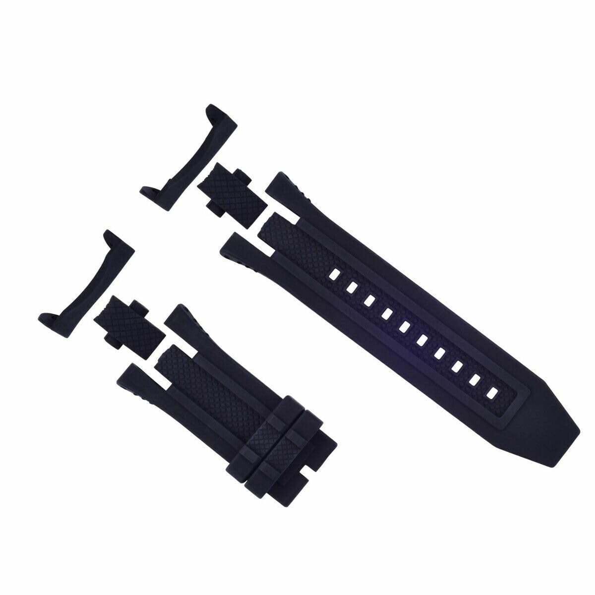 Replacement Rubber Watch Band Strap for Invicta Subaqua Noma V 12880 12882 12883 12888 - Durable Silicone Replacement Strap for Swimming, Diving & Outdoor Activities