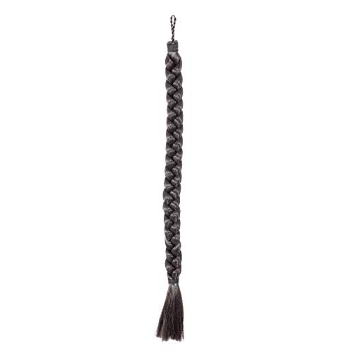 Honbon Bun Maker Parandi Choti for Women - 42 Inch Synthetic Hair Extension (Blackish) | Perfect for Indian Hairstyles, Weddings, Parties & Daily Wear