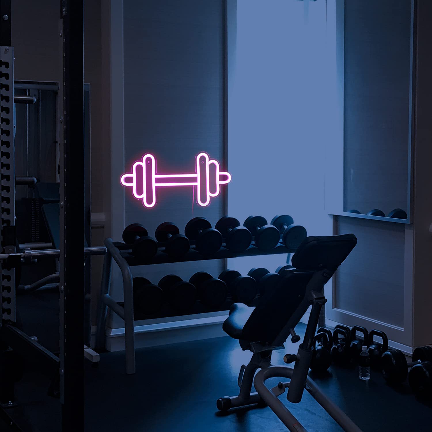 LED Neon Sign Wall Light - USB Powered Moon Neon Sign for Indoor & Outdoor Decor - Perfect for Wedding, Birthday Party, Bedroom & Home Decoration