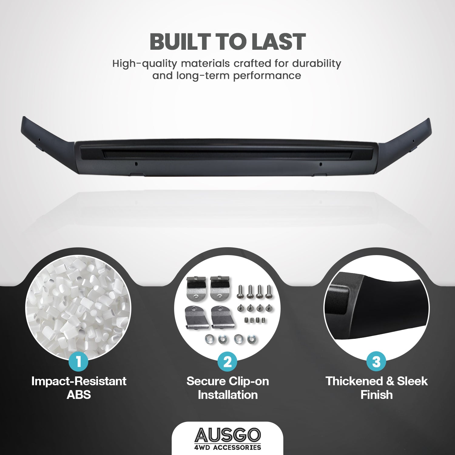 Toyota Land Cruiser Prado 150 (2018-2024) Wide Weather Shields & Bonnet Protector - Durable Car Accessories for All-Weather Protection | Perfect for Off-Road Adventures & Daily Commutes