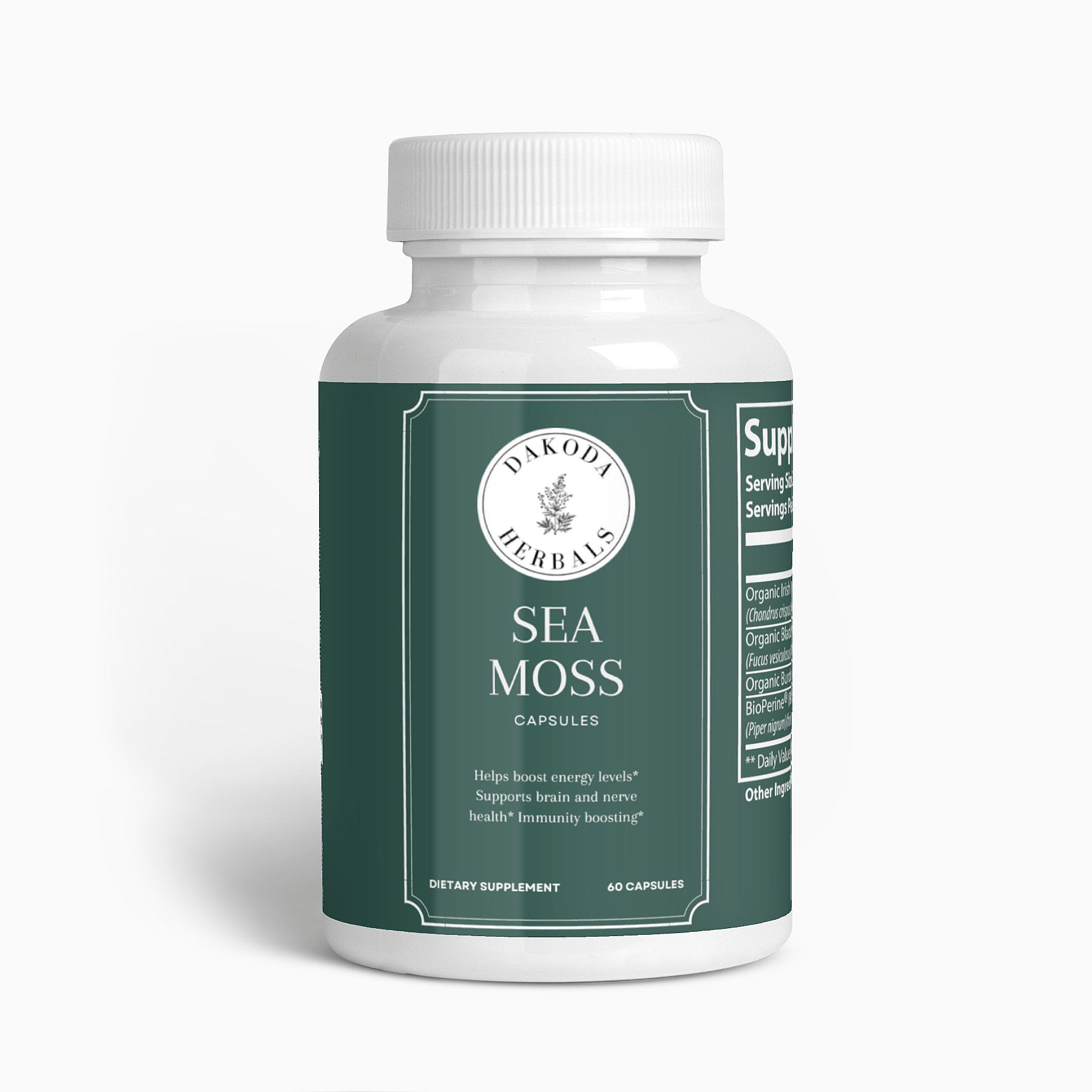 Organic Irish Sea Moss Superfood Supplement for Immunity Boost, Energy & Skin Health | Natural Wellness Support for Detox, Digestion & Joint Care | Perfect for Smoothies, Teas & Healthy Recipes