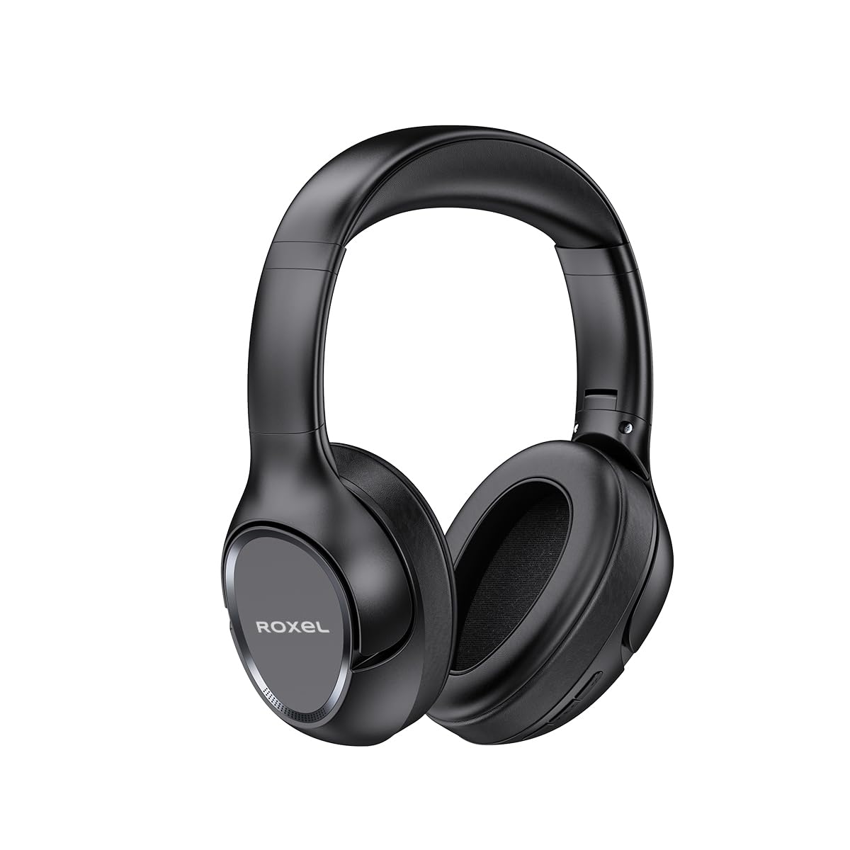 Roxel H700BT Wireless Over-Ear Headphones with Built-in Mic, 12H Playtime & 1H Fast Charge, Adjustable Foldable Lightweight Design, Deep Bass Stereo Sound - Perfect for Travel, Gaming & Music Listening