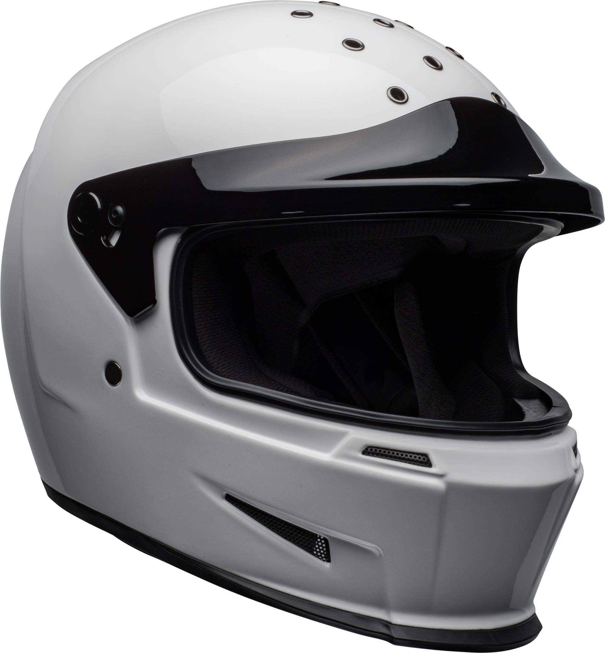 BELL Eliminator Street Helmet - Gloss White - X-Large Size - DOT Certified Motorcycle Helmet for Men & Women - Perfect for Cruiser, Touring & Urban Riding