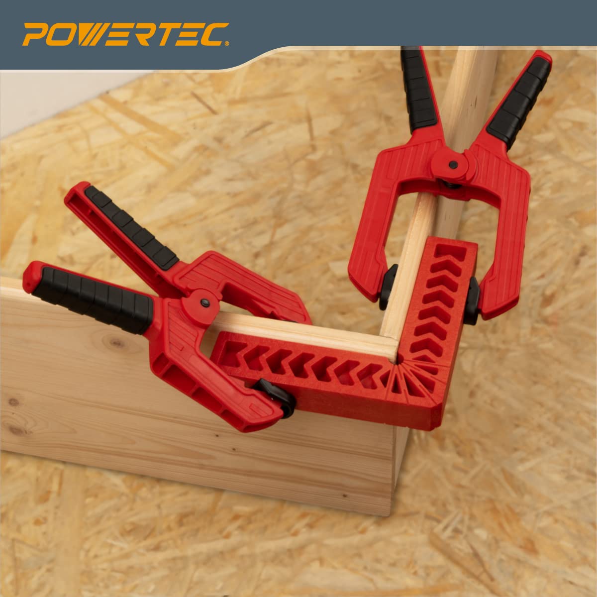 POWERTEC 6-Piece Universal Fence Clamp Set with 6