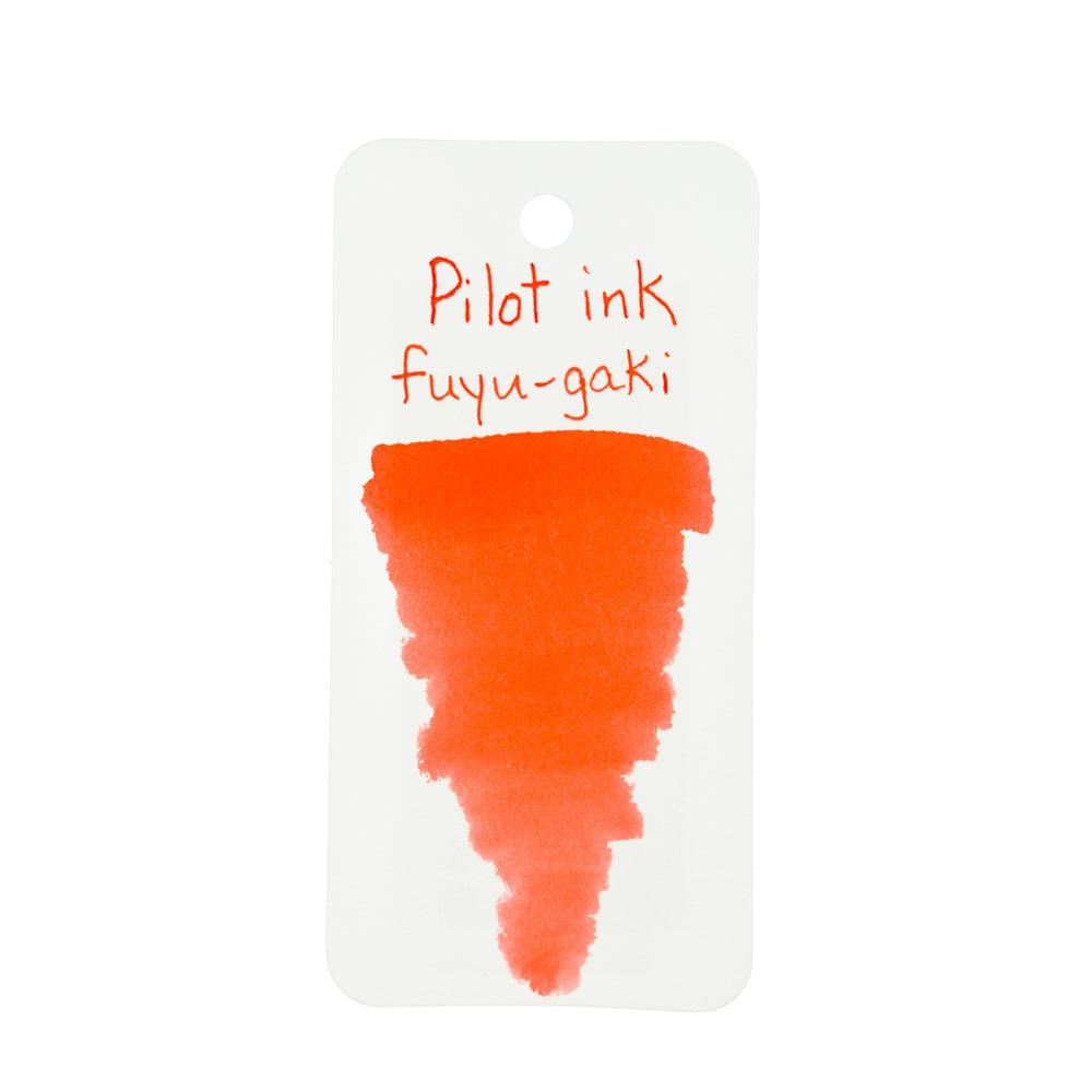 Premium Pilot Iroshizuku Fuyu-Gaki Fountain Pen Ink Bottle - 50ml Vibrant Orange Ink for Calligraphy, Journaling & Artistic Writing - Ideal for Fountain Pens, Dip Pens & Creative Projects