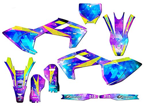 2016-2018 FC Space KADET Galaxy Senge Graphics Complete Kit for Husqvarna Dirt Bike - Premium Decal Sticker Set for Motorcycle Customization & Off-Road Racing