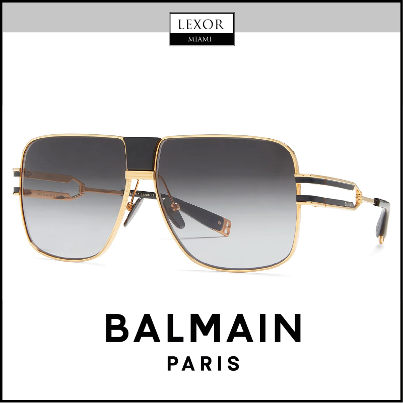 Balmain 1914 BPS 103A 60mm Sunglasses for Men & Women - Luxury Designer Shades for Fashion, Travel & Outdoor Activities