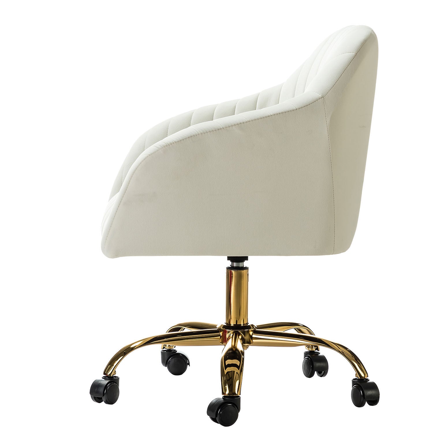 Luxury Velvet Office Chair - Ergonomic Desk Chair with Adjustable Height for Home & Workspace - Perfect for Remote Work, Gaming & Study