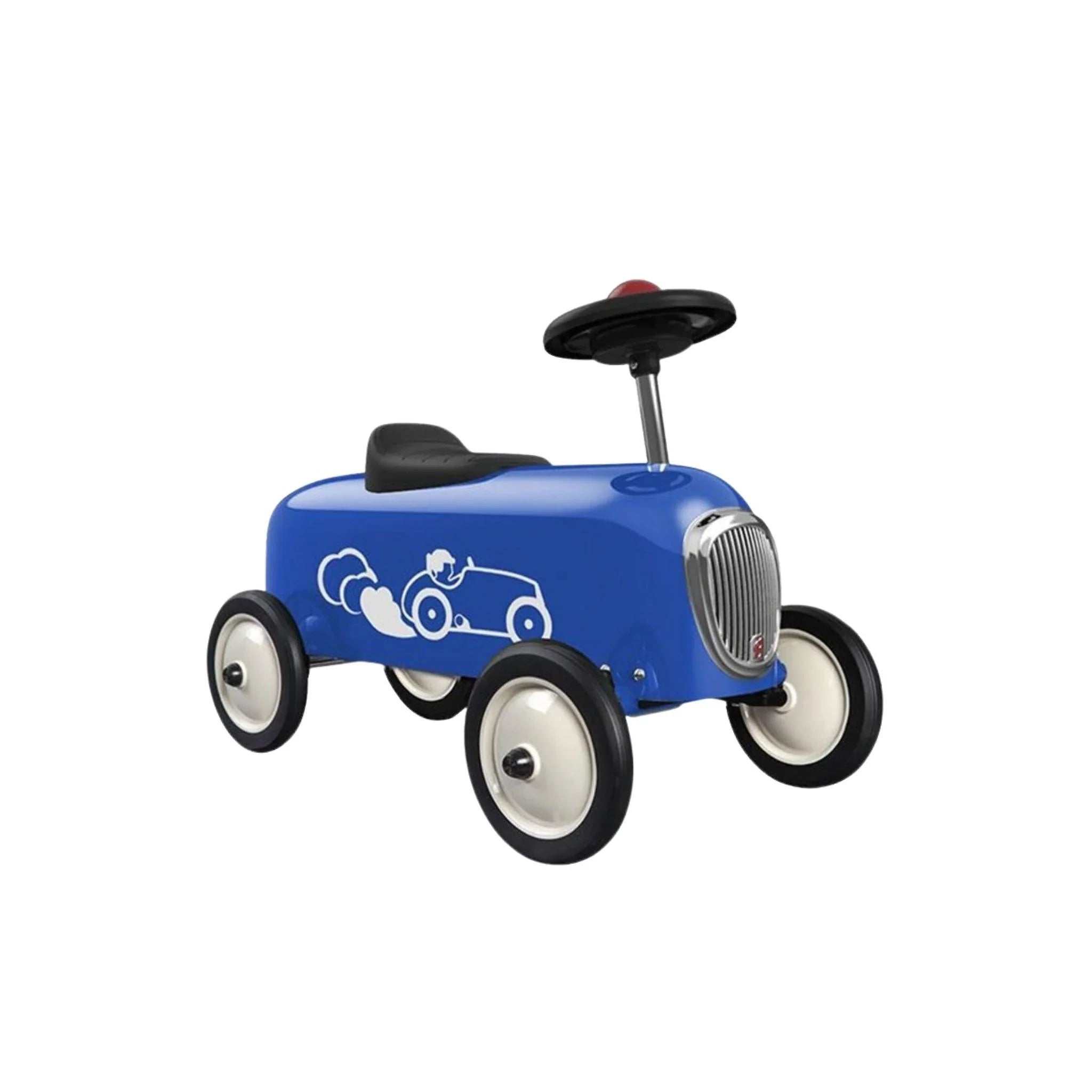 Blue Classic Racer Ride On Car for Kids - 12V Battery Powered Electric Toy Vehicle with Remote Control - Perfect for Indoor & Outdoor Play, Birthday Gifts, and Backyard Fun