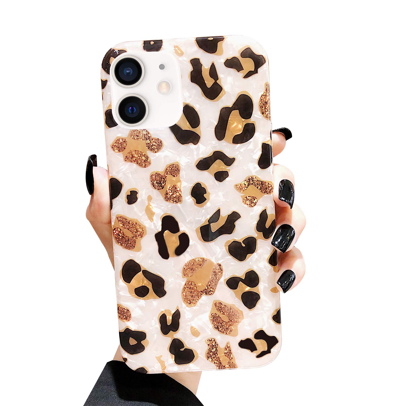 Premium Leopard Cheetah Soft Flexible iPhone 12 Mini Case - Durable Protective Cover with Shock Absorption | Perfect for Daily Use, Travel & Outdoor Activities