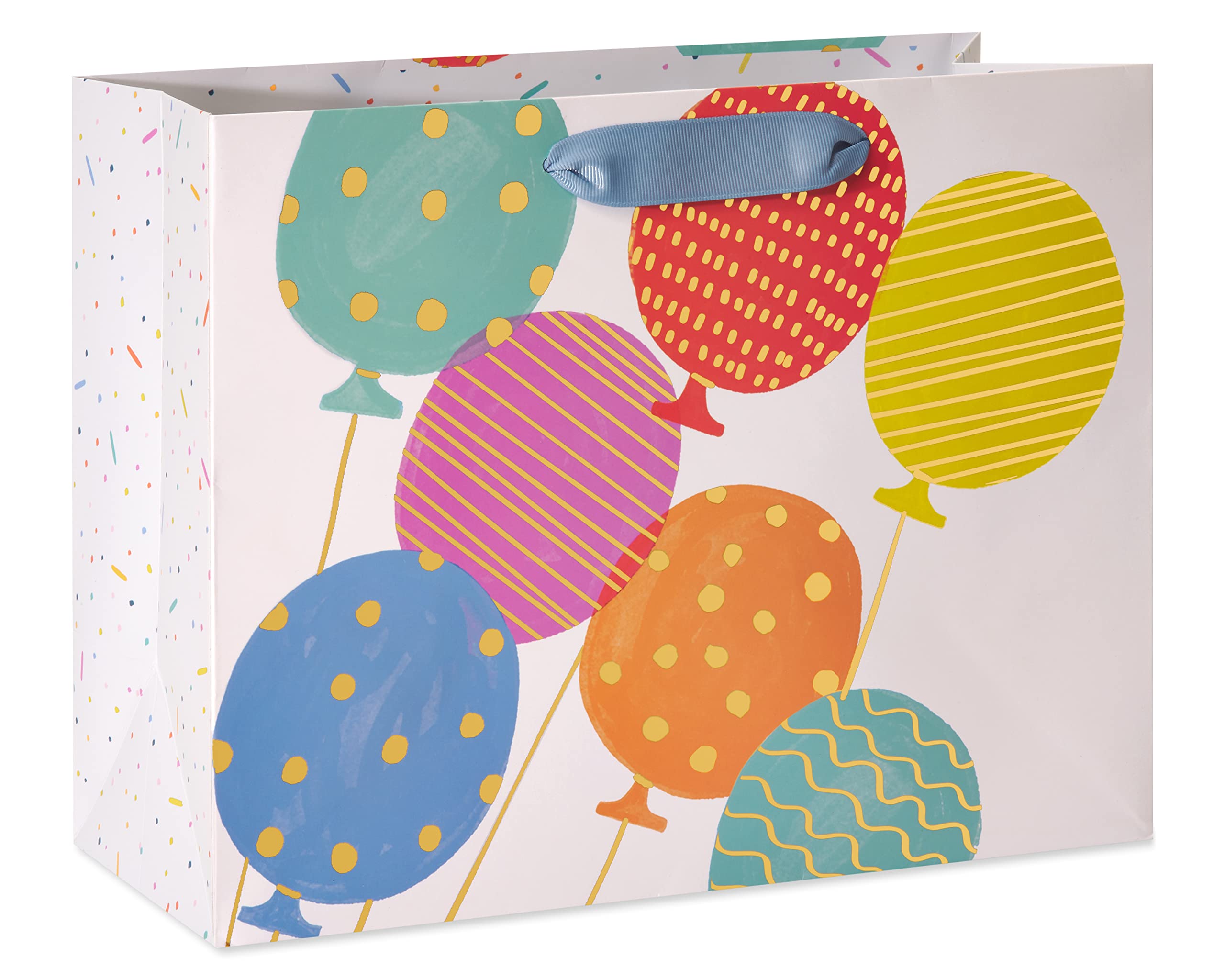 Premium Papyrus Birthday Gift Bags Set with Tissue Paper, Balloons & Candles - 2 Sizes (13
