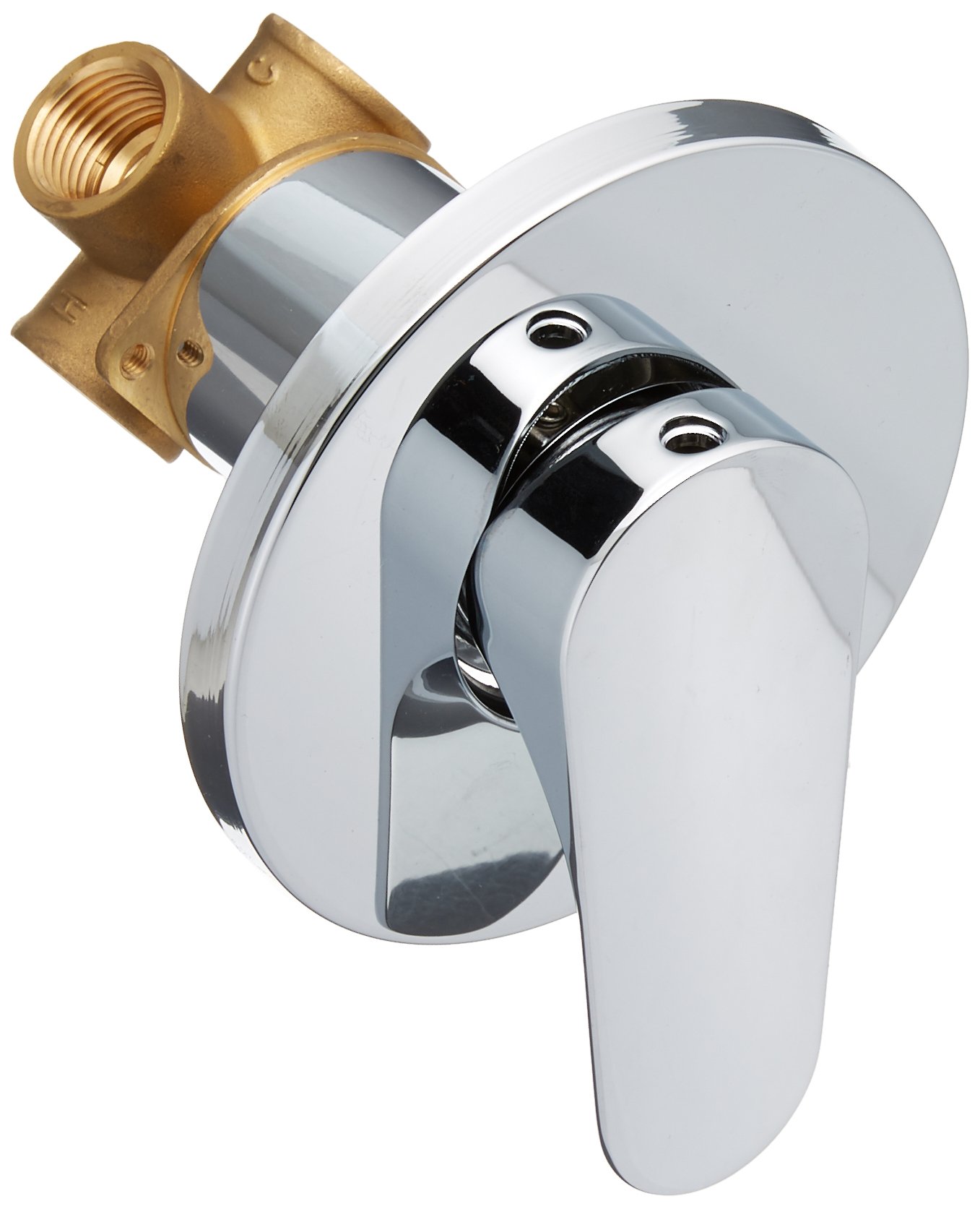 L30US-CR L30US Built-in Wall Mounted Shower Mixer Valve - Polished Chrome Finish for Modern Bathroom & Spa Shower Systems | Perfect for Home Renovation & Luxury Bathroom Design