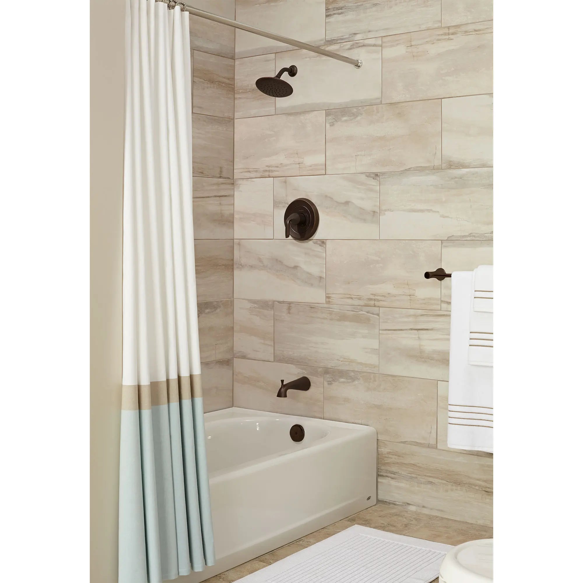 Fluent 2.5 GPM Tub and Shower Trim Kit with Lever Handle - Chrome Finish for Modern Bathroom Upgrade | Perfect for Home Renovation & Spa-Like Shower Experience