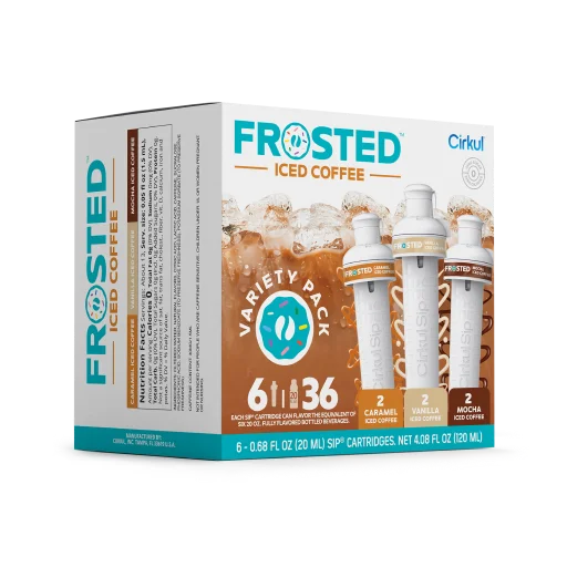Frosted® Iced Coffee 6 Pack Variety Pack - Premium Cold Brew Coffee Mix for Summer, Office & Road Trips