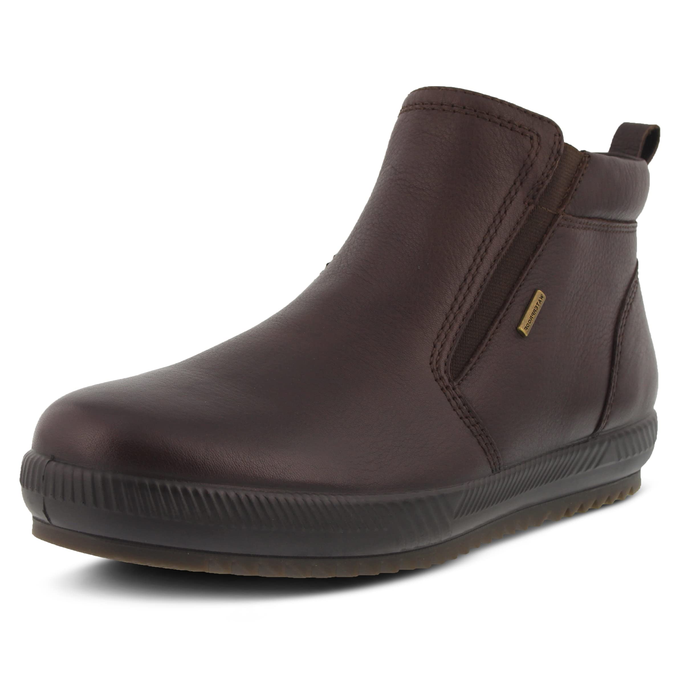 Spring Step Gustavo Men's Comfortable Leather Ankle Boots for Outdoor Walking & Casual Wear - Waterproof & Slip-Resistant Work Boots