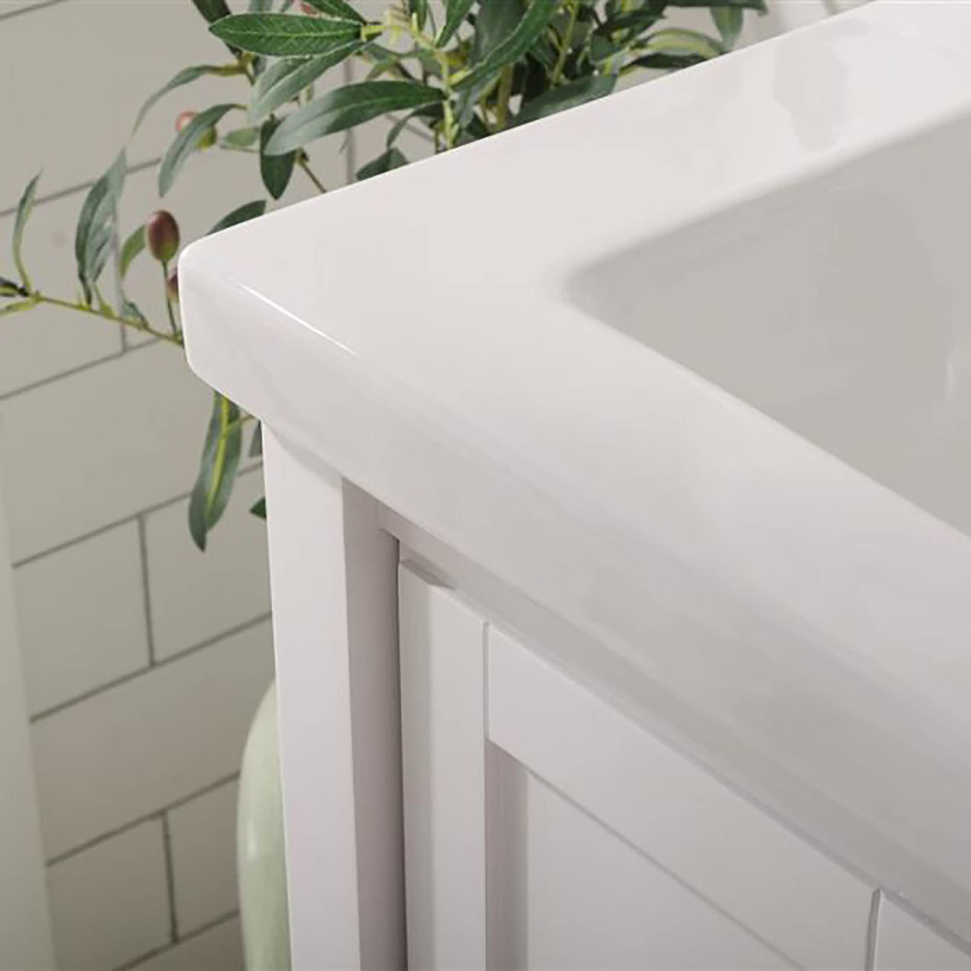 24-inch White KD Sink Vanity by Legion Furniture - Perfect for Bathroom Remodeling & Small Space Solutions