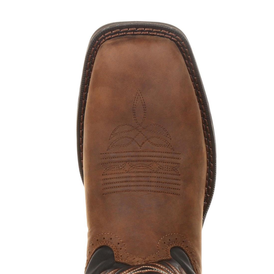 Rebel Pull-On Western Boots for Women - Chocolate & Midnight Brown Cowboy Boots - Comfortable & Stylish for Rodeo, Country Dance, and Casual Wear