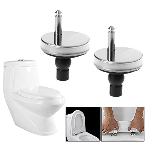 1Pc Toilet Seat Hinge Replacement - Durable Cabinet Hinges with Fixing Screw & Anchoring Pin for Toilet Seat Repair | Perfect for Bathroom Renovation & DIY Home Maintenance