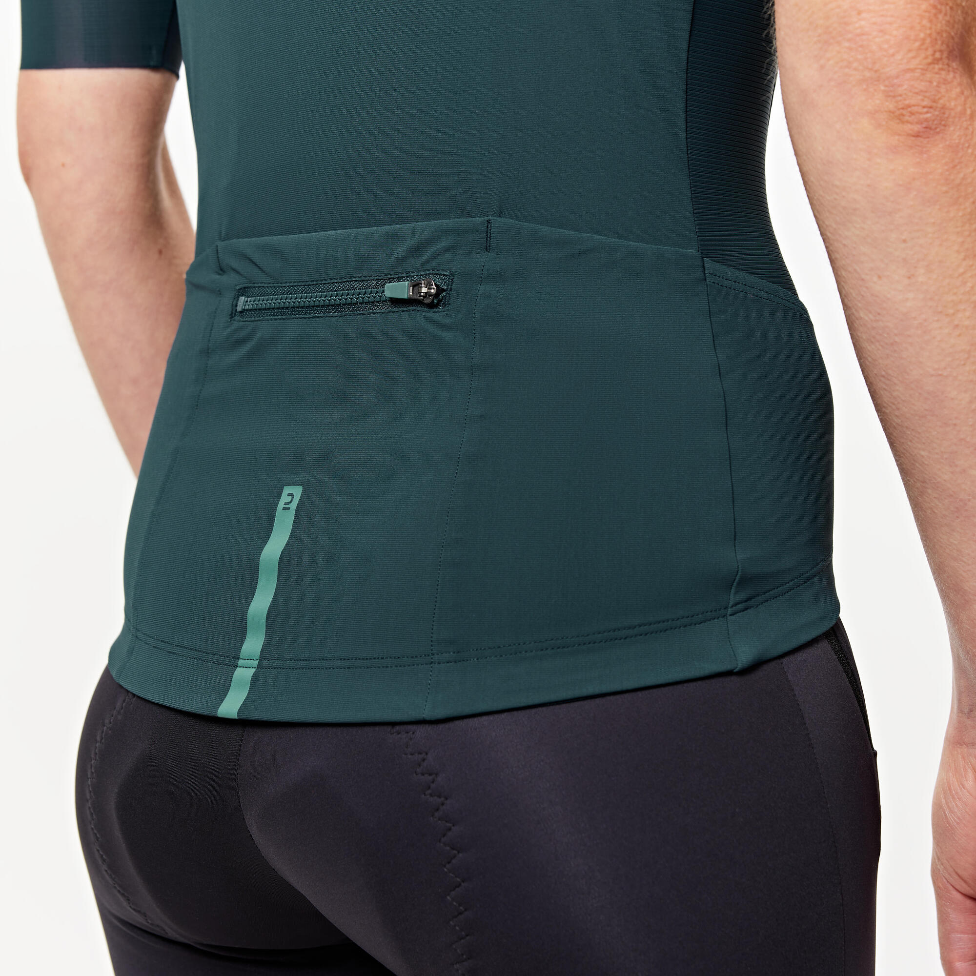 Van Rysel Unisex RCR 2 Short Sleeve Cycling Jersey - Breathable & Quick-Dry for Road Biking & Training - Perfect for Men & Women Cyclists