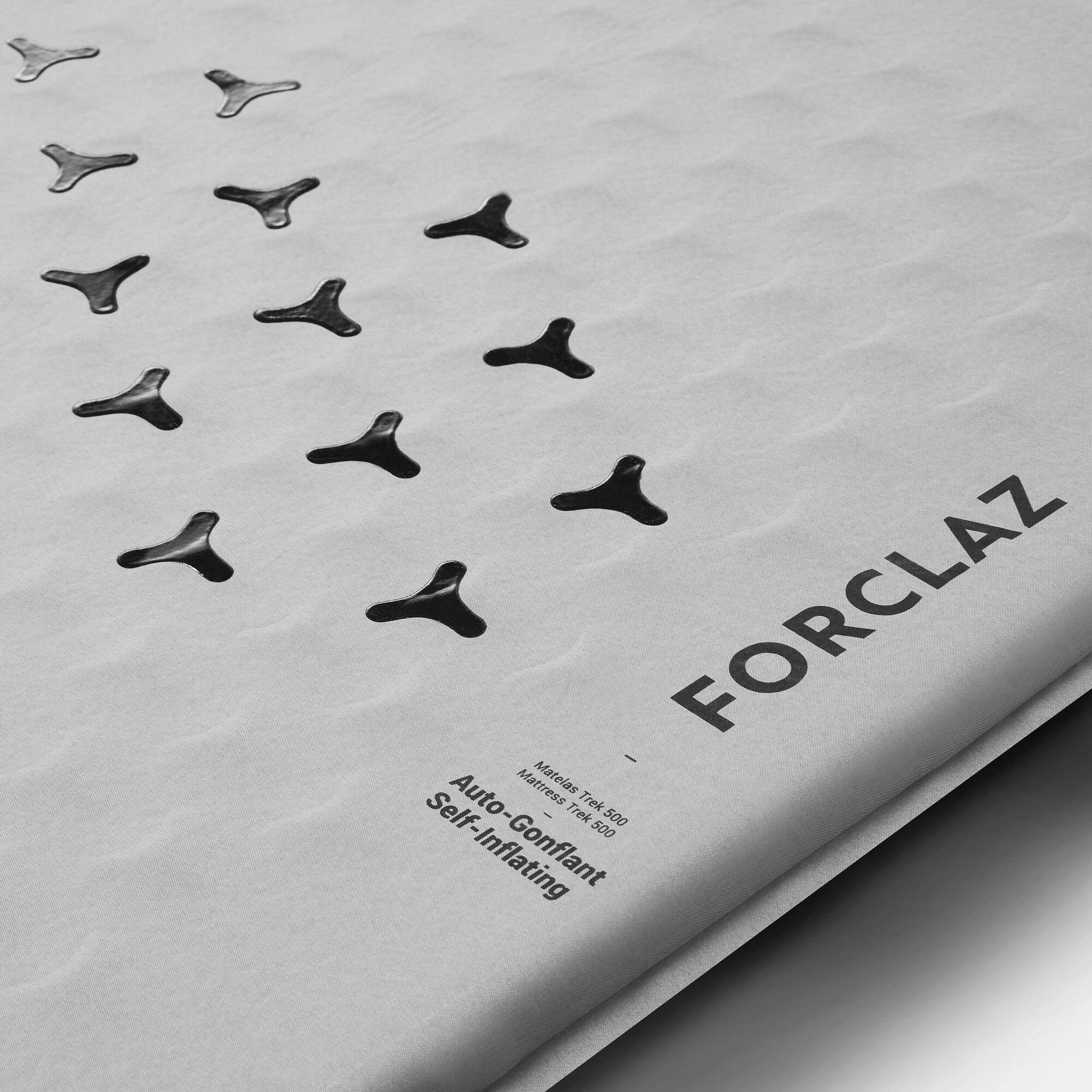 Forclaz Trek 500L Self-Inflating Backpacking Mattress - Ultralight Camping Sleeping Pad for Hiking, Backpacking & Outdoor Adventures - Perfect for Campers & Travelers
