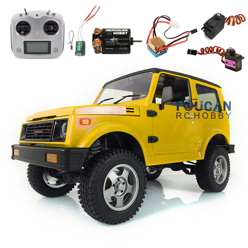 1/6 Scale Capo SIXER1 RC Crawler - Metal Chassis, Plastic Cabin, ESC, Servo & LED Light System for Off-Road Adventure | Radio Controlled Rock Crawler for Outdoor Hobbyists & Trail Enthusiasts