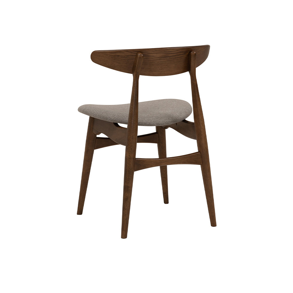 Tracey Dining Chair - Modern Wooden Dining Room Chair with Padded Seat - Perfect for Kitchen, Dining Room, and Home Office Use