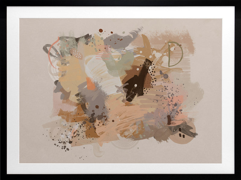 Dust Cloud Framed Art Print - Modern Wall Decor for Living Room, Bedroom & Office - Perfect Home & Office Decoration