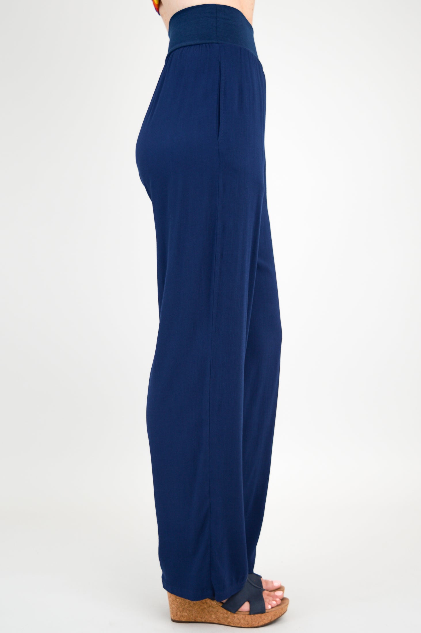 Landon Men's Linen Bamboo Pants - Comfortable & Breathable Indigo Casual Trousers for Outdoor Activities & Relaxation