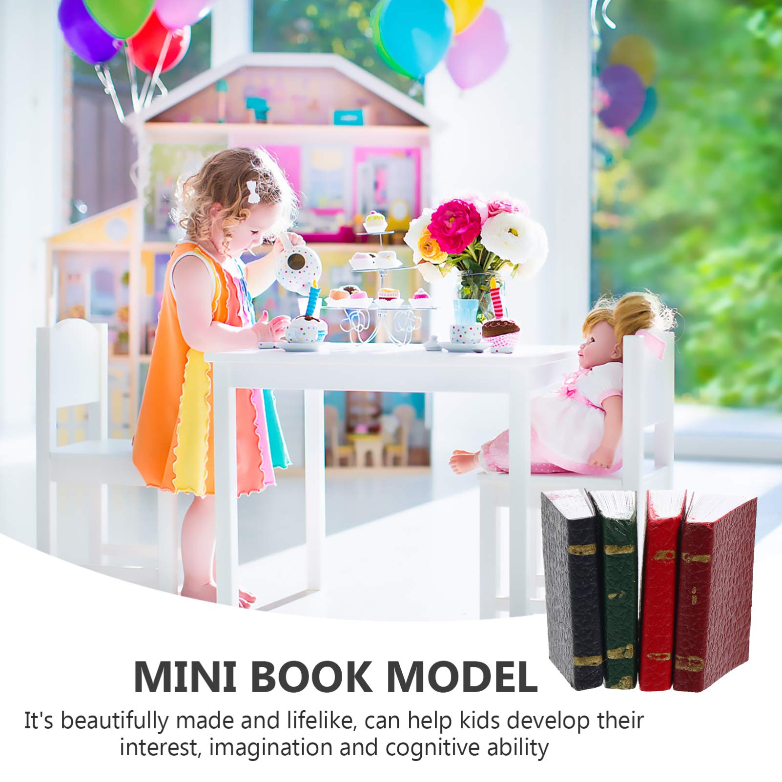 12pcs Miniature Dollhouse Books - Rustic Dining Room Table Decor, Coffee Table Books, Modern Home Ornaments for Dollhouse, Bookshelf & DIY Crafts | Perfect for Miniature Scenes, Fairy Gardens & DIY Projects