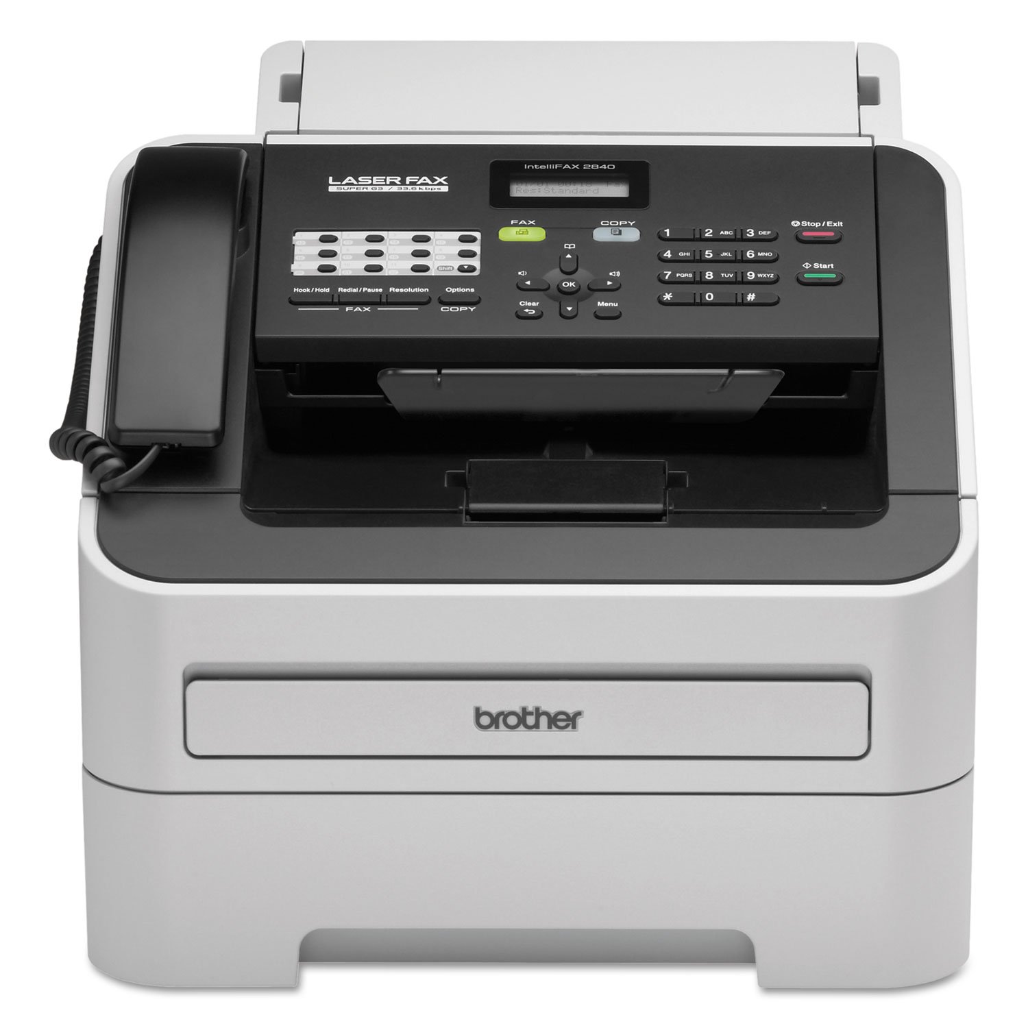 Brother intelliFAX-2840 High-Speed Laser Fax Machine with Automatic Document Feeder - Perfect for Home Office & Small Business Communication
