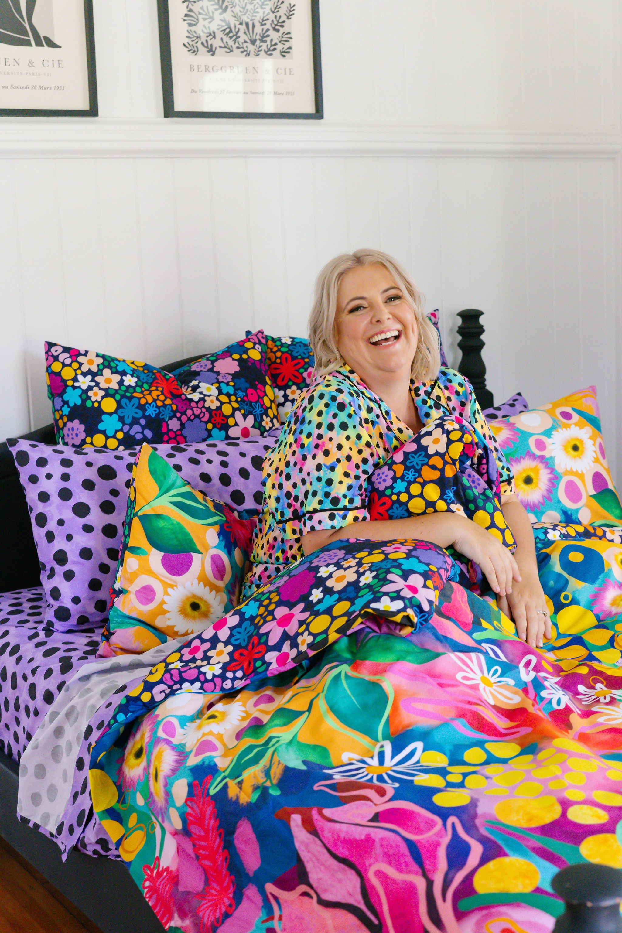 Kasey Rainbow Matilda Quilt Cover Set - Soft & Stylish Bedding for Cozy Nights - Perfect for Master Bedrooms, Guest Rooms & Dorm Decor