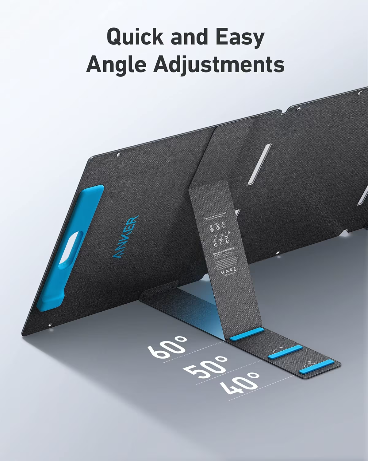 Anker 531 Portable 200W Solar Panel - Foldable Solar Charger for Camping, RV, Hiking & Outdoor Power | High-Efficiency SunPower Solar Cells | USB-C & USB-A Outputs | Waterproof & Durable Design