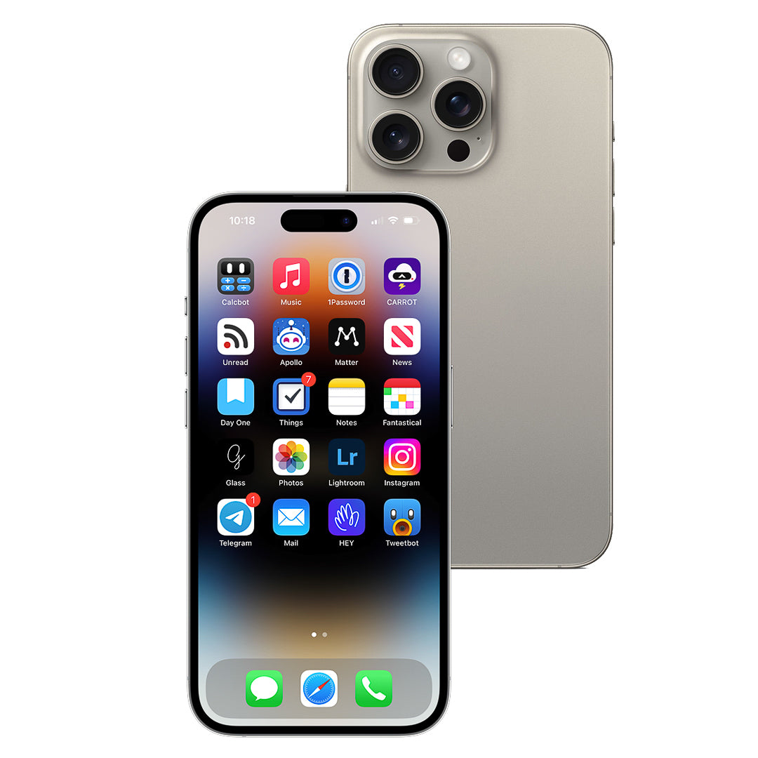 iPhone 15 Pro 256GB - Latest Apple Smartphone with A17 Pro Chip, Super Retina XDR Display & 48MP Camera | Perfect for Business Professionals, Travelers & Tech Enthusiasts