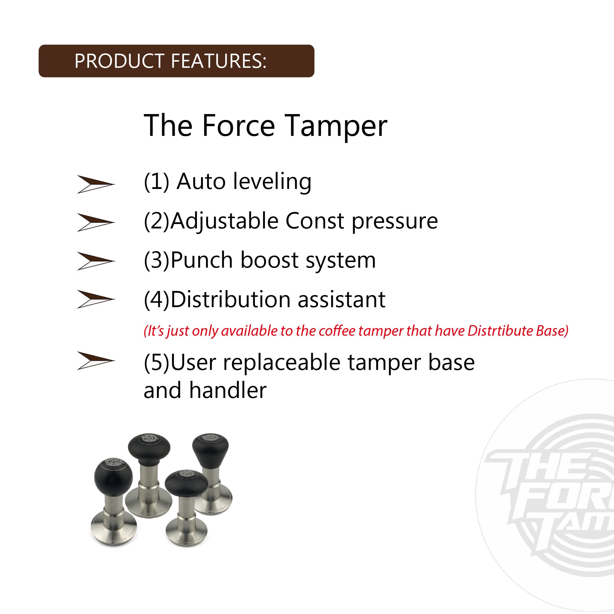 Automatic Coffee Tamper with Adjustable Pressure & Auto-Leveling - 53mm Standard Size (Jelly Color) | Perfect for Espresso Bars, Home Brewing & Professional Baristas