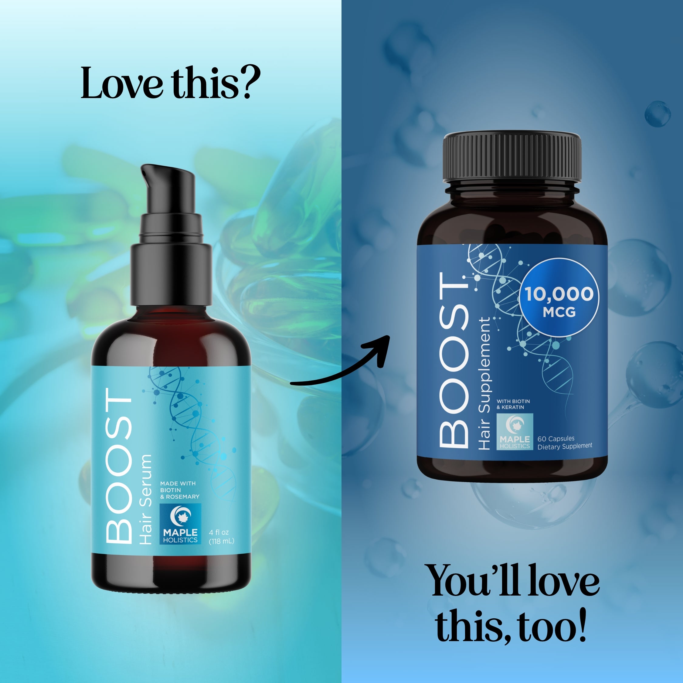 Best Hair Growth Serum for Thicker & Longer Hair - Natural & Organic Formula for Men & Women - Perfect for Daily Use & Styling