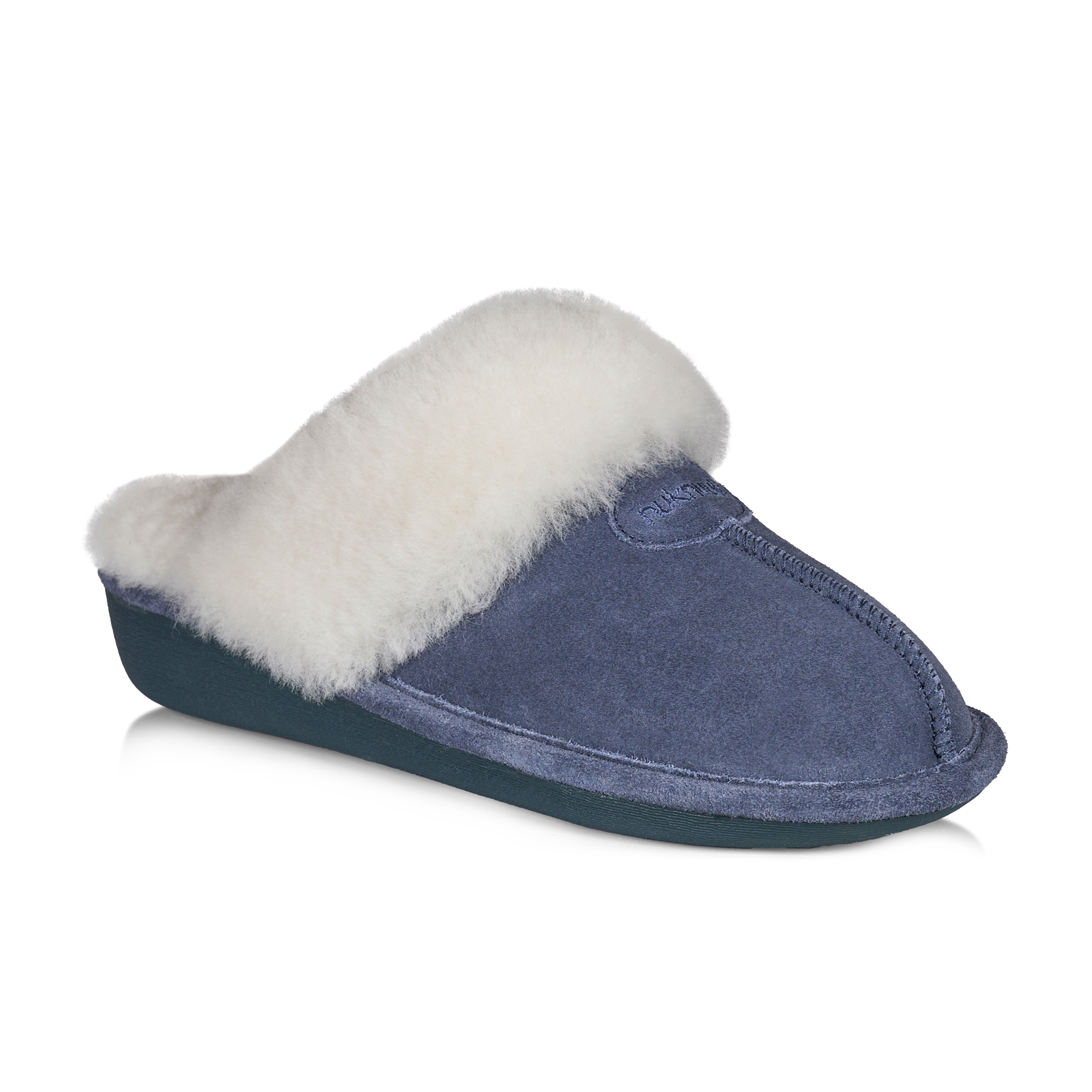 Becca Women's Cozy Memory Foam Slippers - Soft House Shoes for Women, Denim Blue - Perfect for Indoor Comfort, Lounge Wear & Relaxation at Home