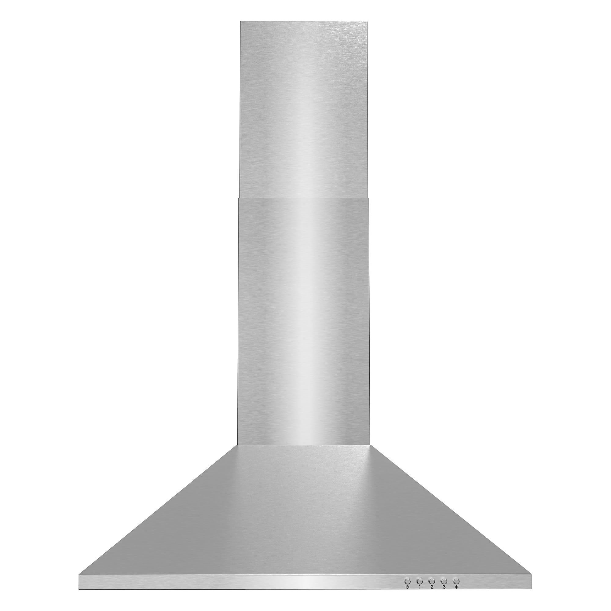 COSMO COS-6324EWH 24 Inch Stainless Steel Wall Mount Range Hood - 220 CFM Ducted Ventilation, LED Lighting & Button Controls | Perfect for Modern Kitchens, Cooking Ventilation & Smoke Removal