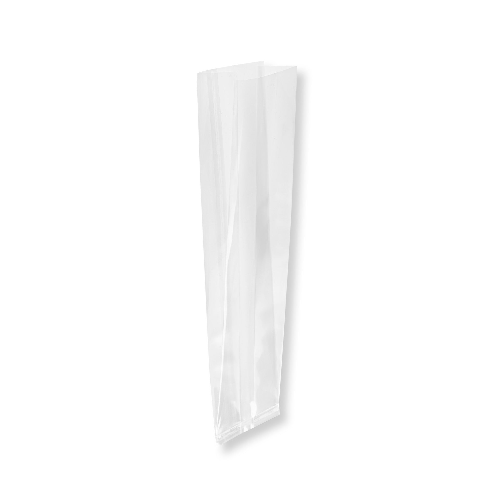 Clear Plastic Gusset Bags - High Clarity, Heat Sealable, 2.5
