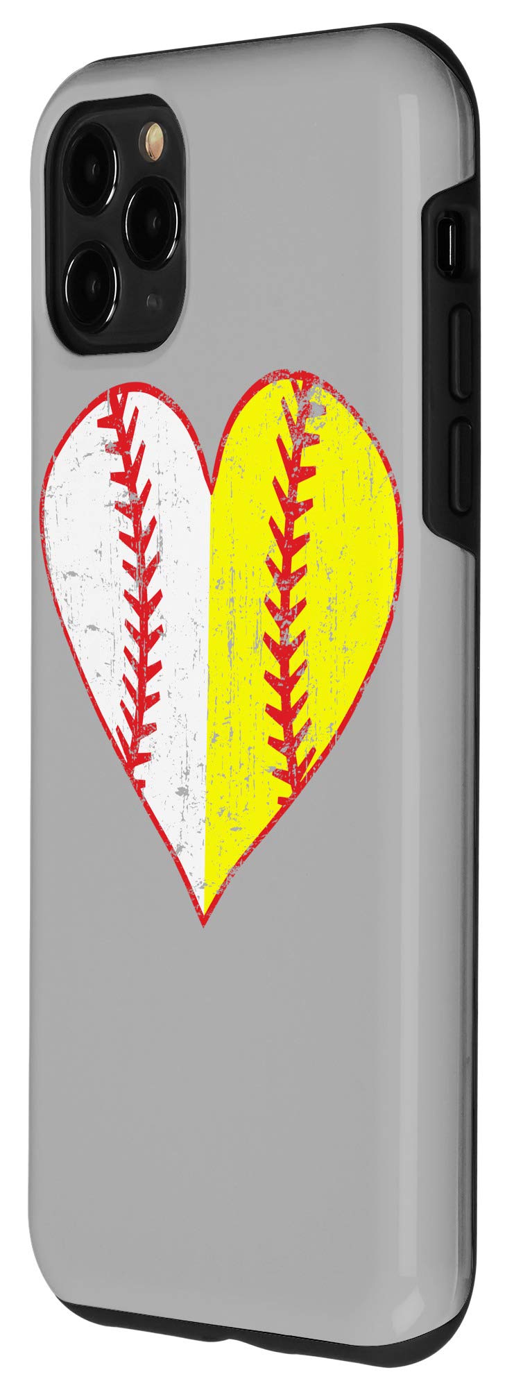 iPhone 11 Pro Max Case - Vintage Baseball Design for Women & Girls - Softball Mom Protective Cover - Perfect for Games, Practice & Everyday Use
