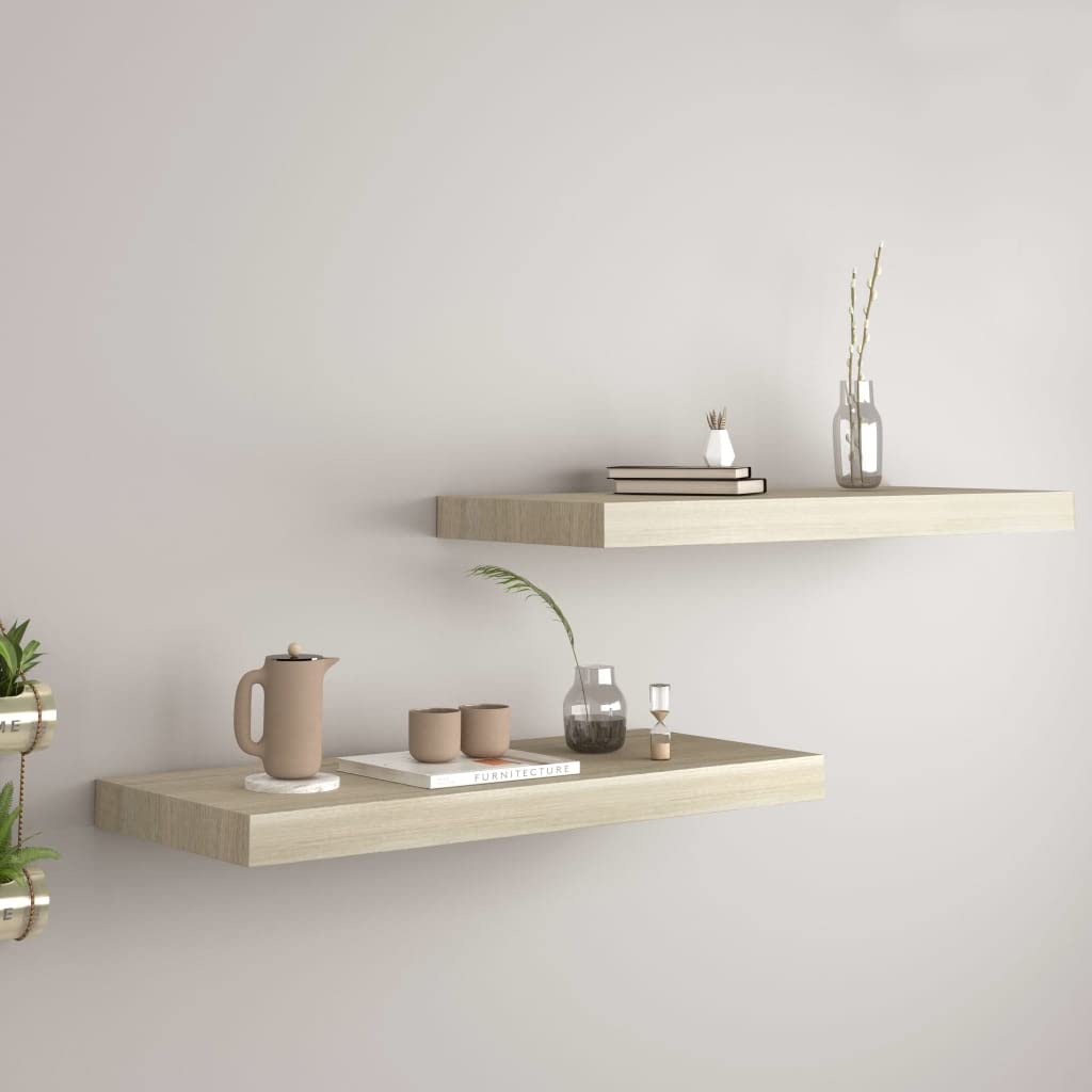 Floating Wall Shelves Set of 2 - 23.6