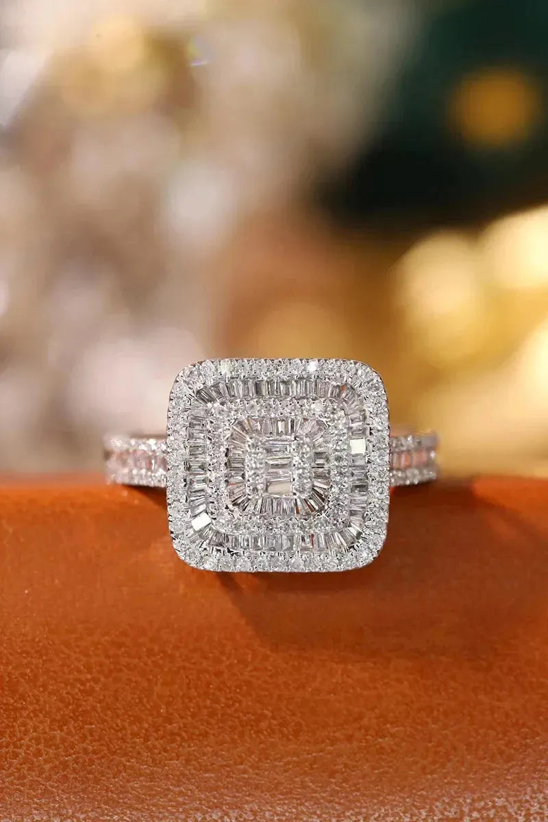 18K White Gold Diamond Engagement Ring for Women - 0.85 Carat Natural Diamond Wedding Ring, Elegant Luxury Jewelry for Proposals, Anniversaries & Special Occasions