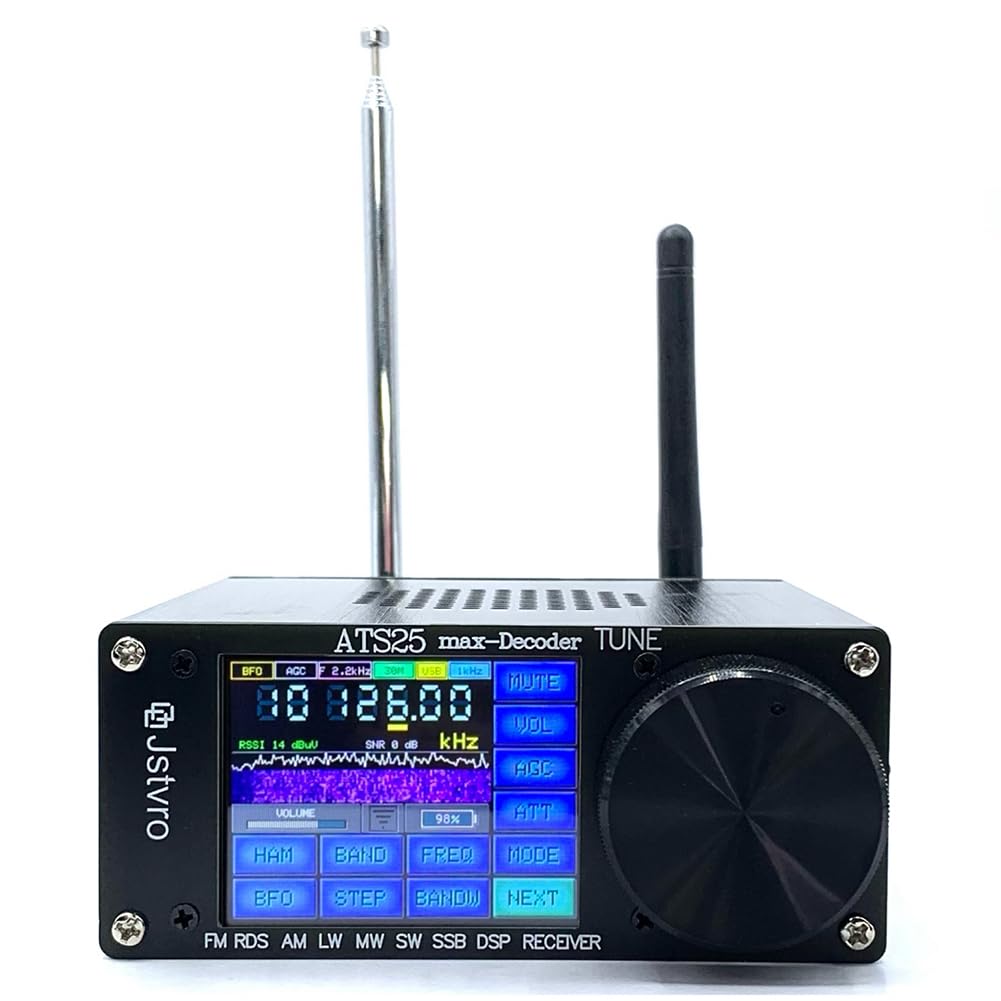SI4732 ATS-25 Max-Decoder All Band Radio Receiver with CW RTTY Decoding, WiFi, 2.4