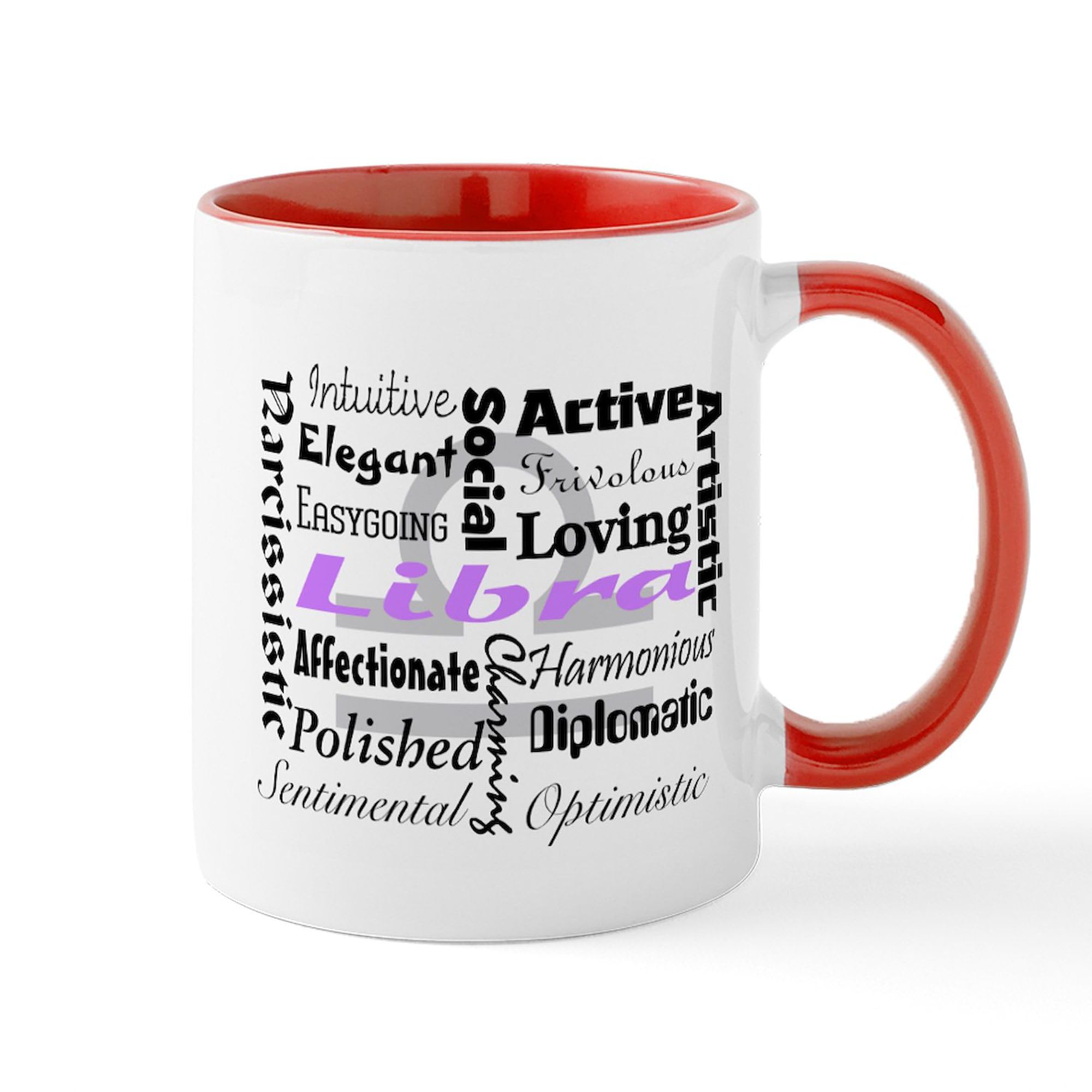 Libra Zodiac Sign 11 oz (325 ml) Ceramic Coffee Mug - Perfect for Tea, Hot Chocolate & Office Use - Unique Astrology Gift for Libra Birthday