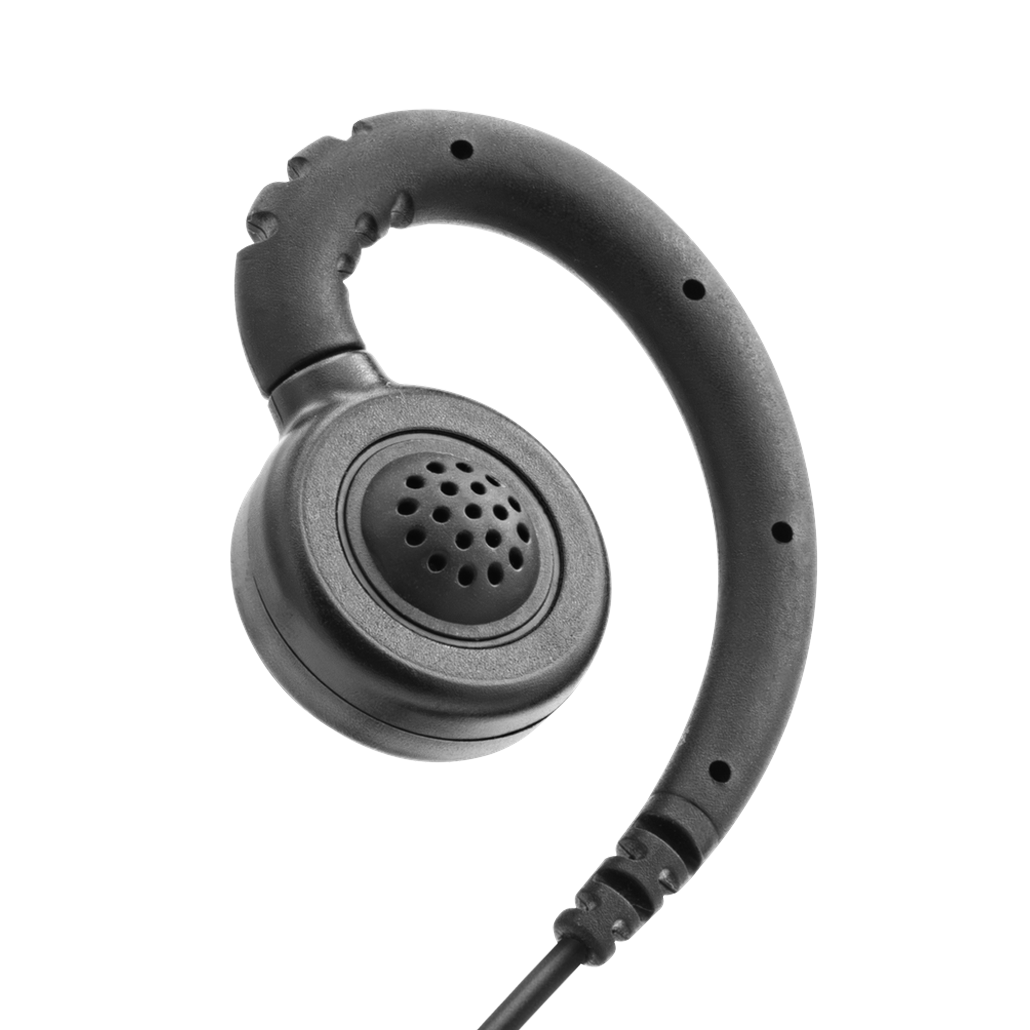 Atlantic Radio SWVL1W M 1 Wire Swivel Earpiece - Secure Fit Headset for Clear Communication | Perfect for Truckers, Security Guards & Customer Service Professionals