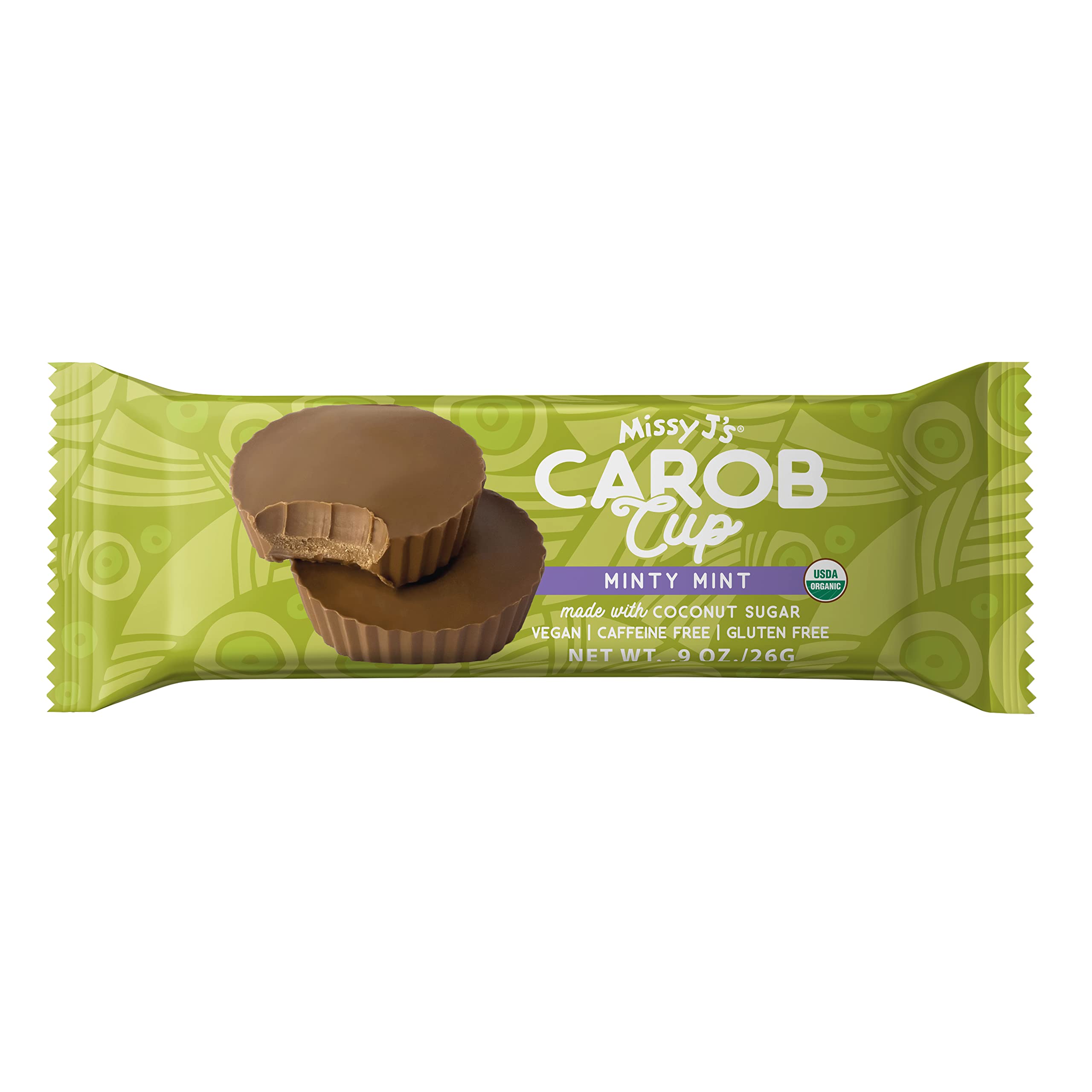Missy J's Carob Mint Lovers Sampler Pack - 11 Vegan Gluten-Free Snacks, Healthy Chocolate Alternative, Dairy-Free Treats for Weight Loss & Keto Diet | Perfect for Office Snacks, Gift Baskets & Afternoon Tea