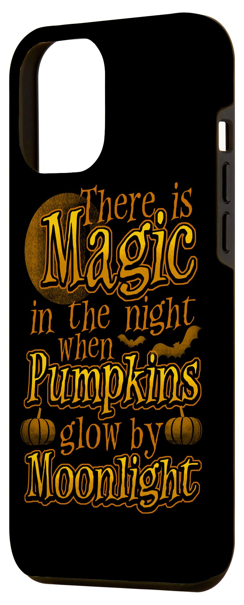 iPhone 12 Pro Max Case - Premium Protective Cover with Magical Night Pumpkin Glow Design | Perfect for Halloween, Fall Season & Everyday Use