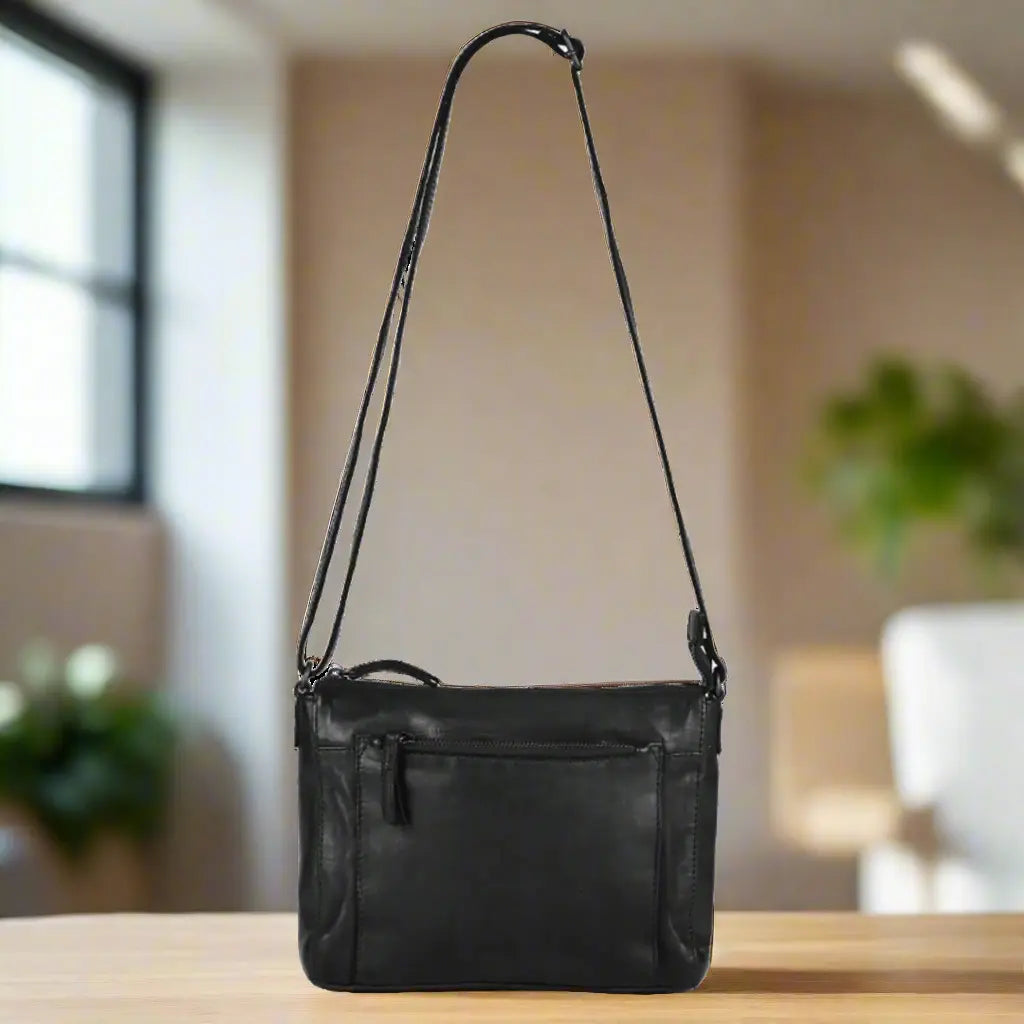 MET Crossbody Organizer Leather Bag for Women - Slim RFID Blocking Wallet Purse with Multiple Card Slots - Perfect for Travel, Shopping & Everyday Use